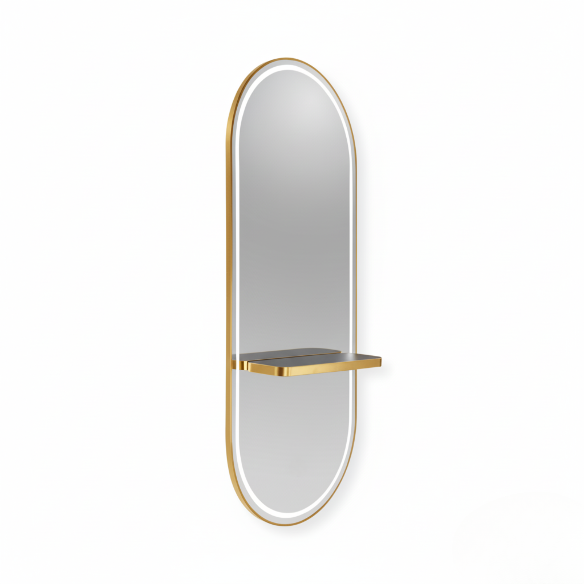 Noa Salon Mirror London Gold