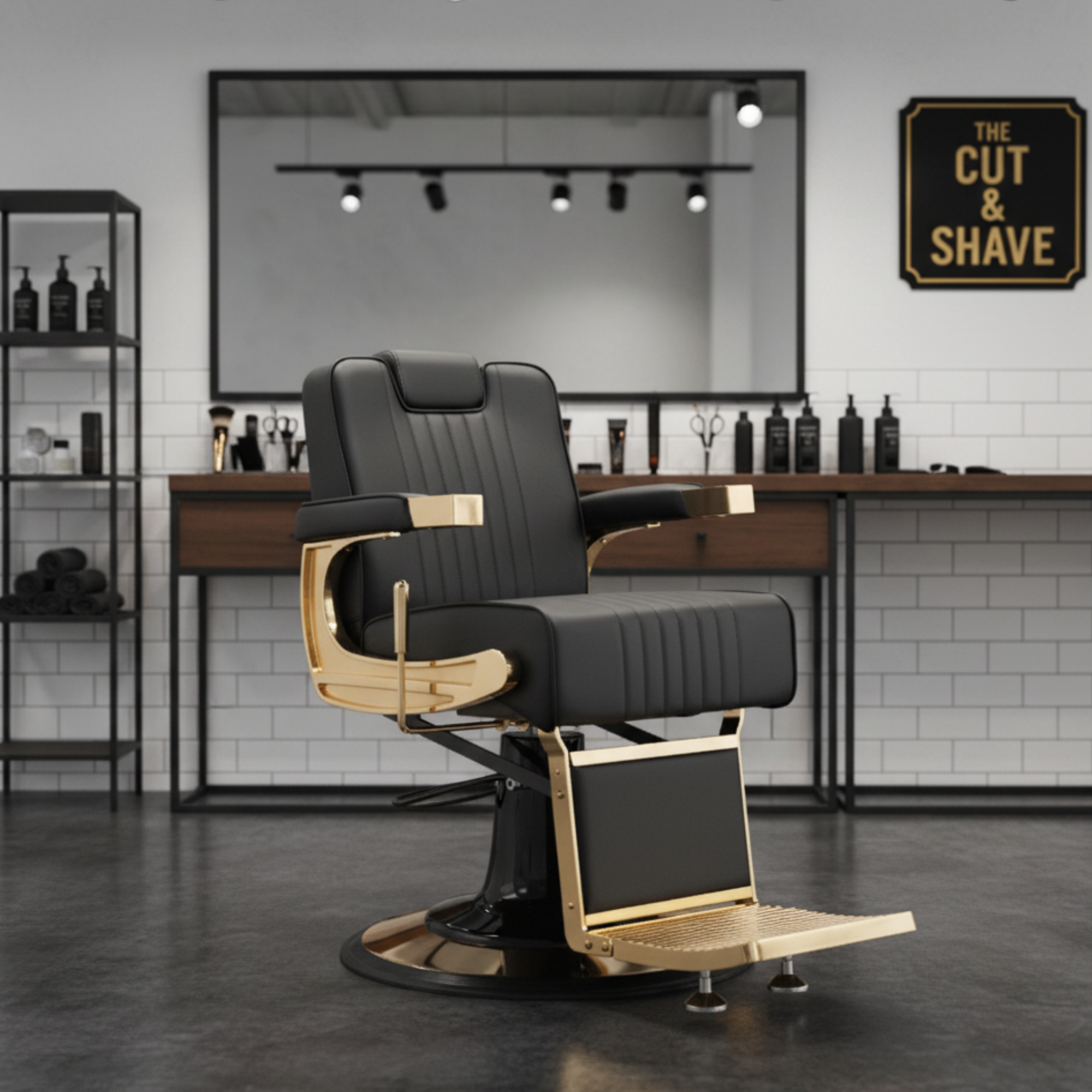 Legend Barber Chair Classic Gold