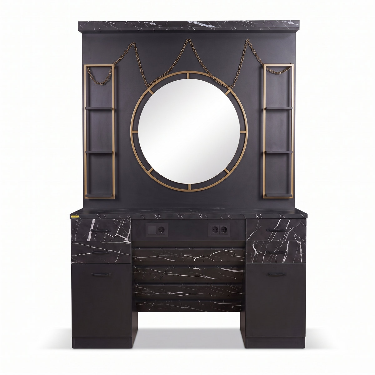 Mirror Station Vintage - DMS001 - Black/Gold