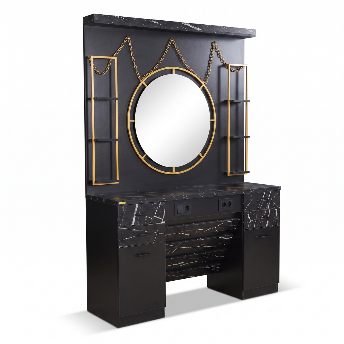 Mirror Station Vintage - DMS001 - Black/Gold