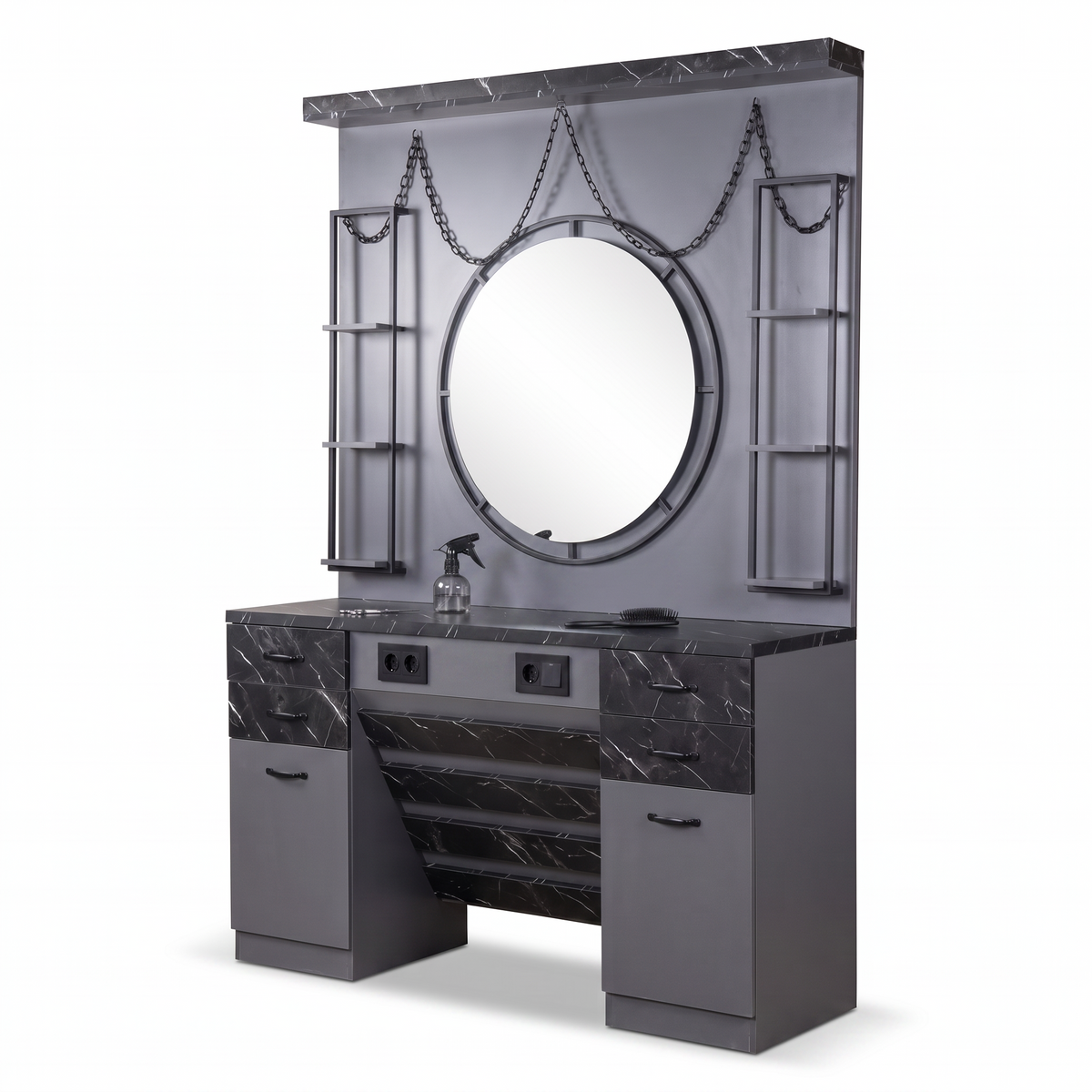 Mirror Station Vintage - DMS001 - Grey