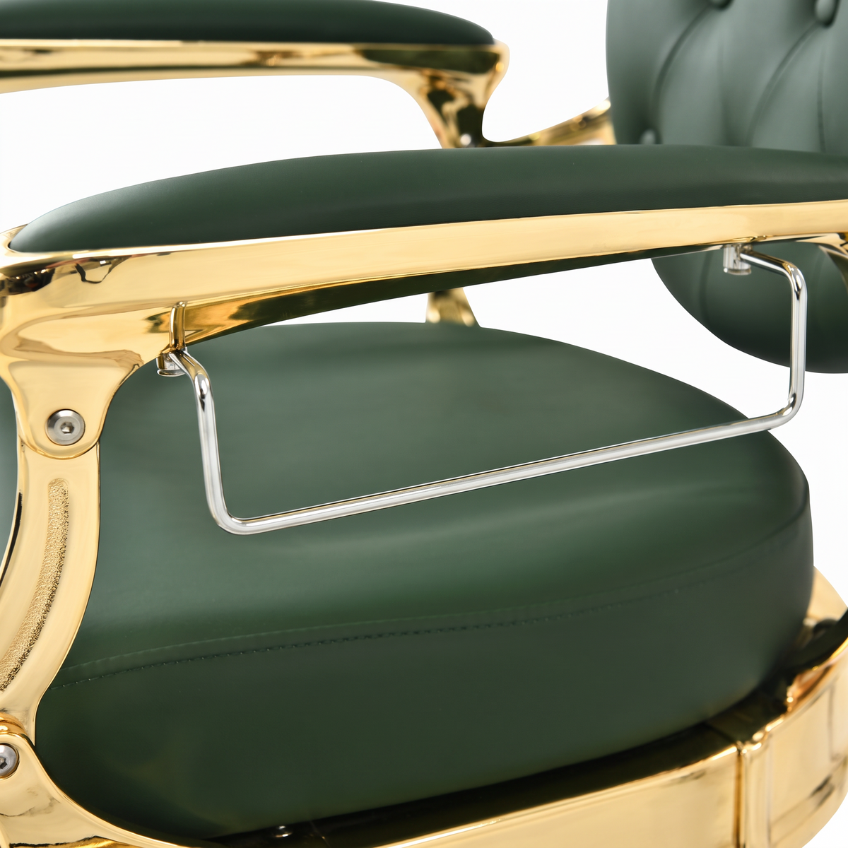 Barber Chair Senior - Gold/Green 2