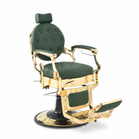 Barber Chair Senior - Gold/Green 2