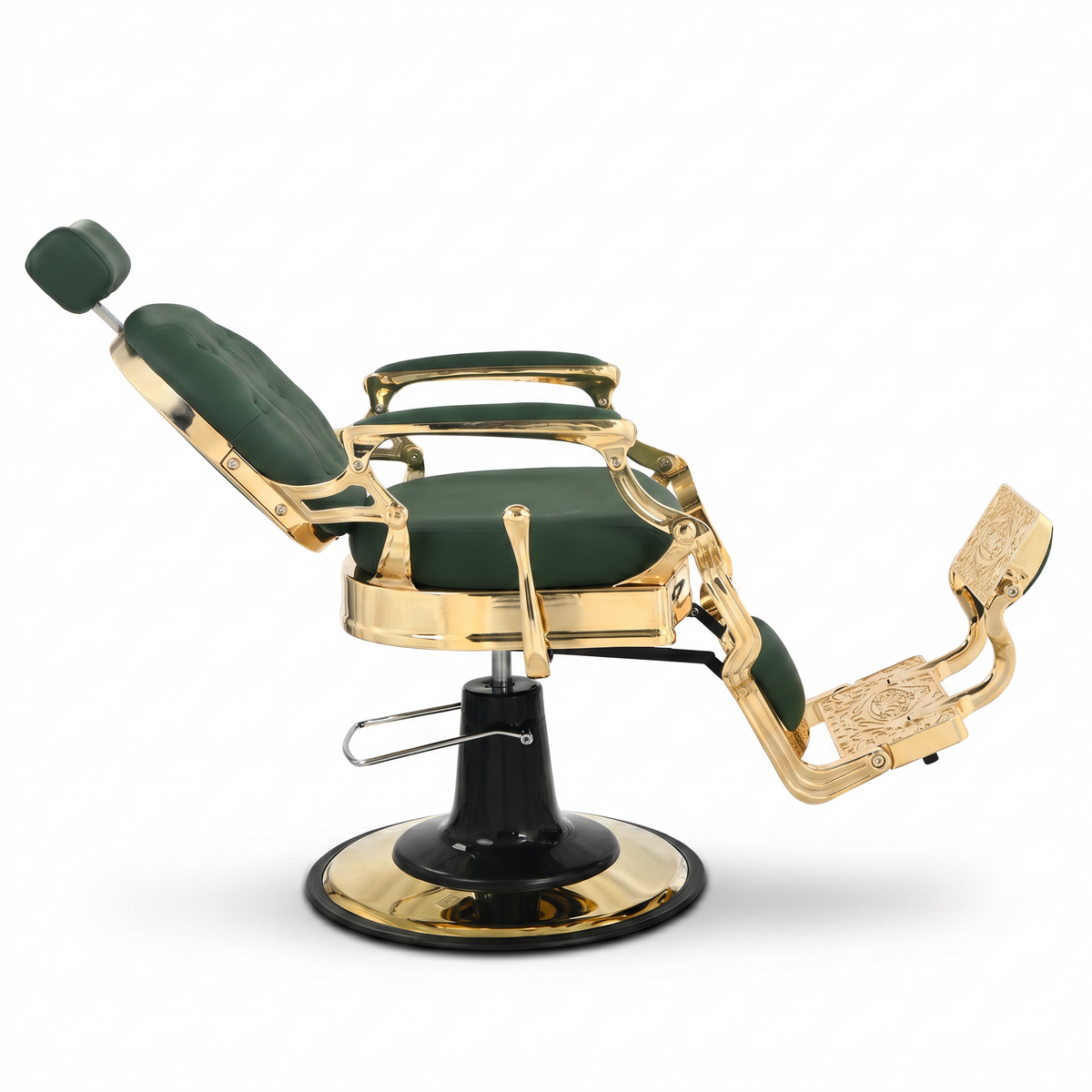 Barber Chair Senior - Gold/Green 2