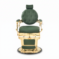 Barber Chair Senior - Gold/Green 2