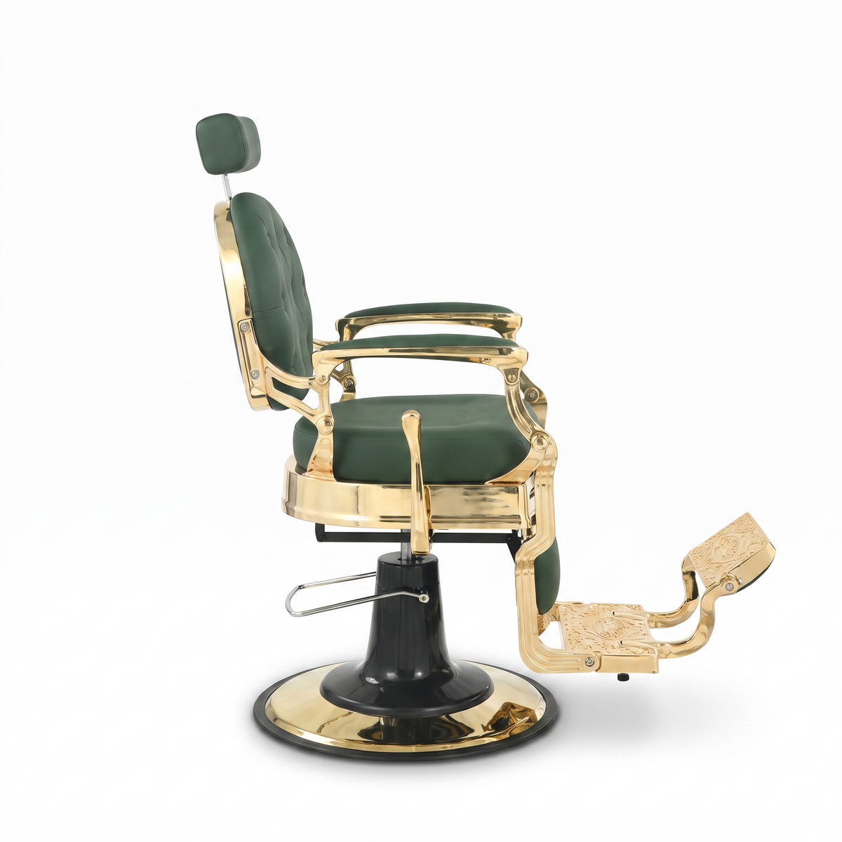 Barber Chair Senior - Gold/Green 2