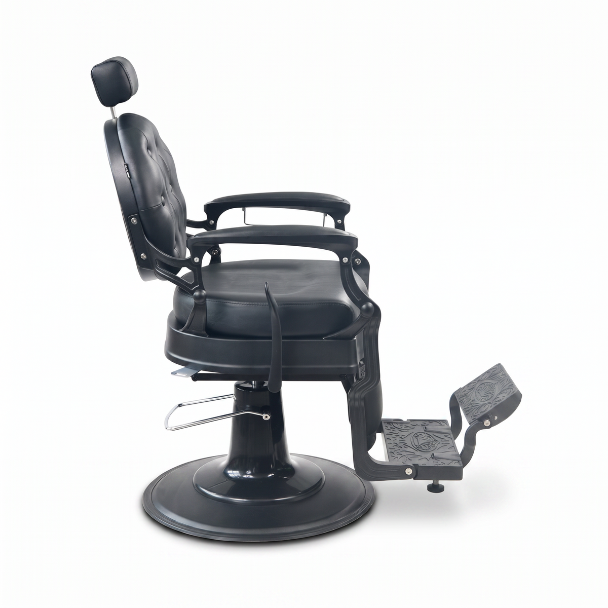 Barber Chair Senior - Matte Black 2