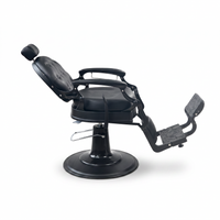 Barber Chair Senior - Matte Black 2
