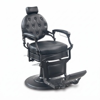 Barber Chair Senior - Matte Black 2