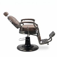 Barber Chair Senior - Grey/Brown 2