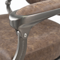 Barber Chair Senior - Grey/Brown 2