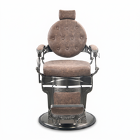 Barber Chair Senior - Grey/Brown 2