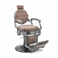 Barber Chair Senior - Grey/Brown 2