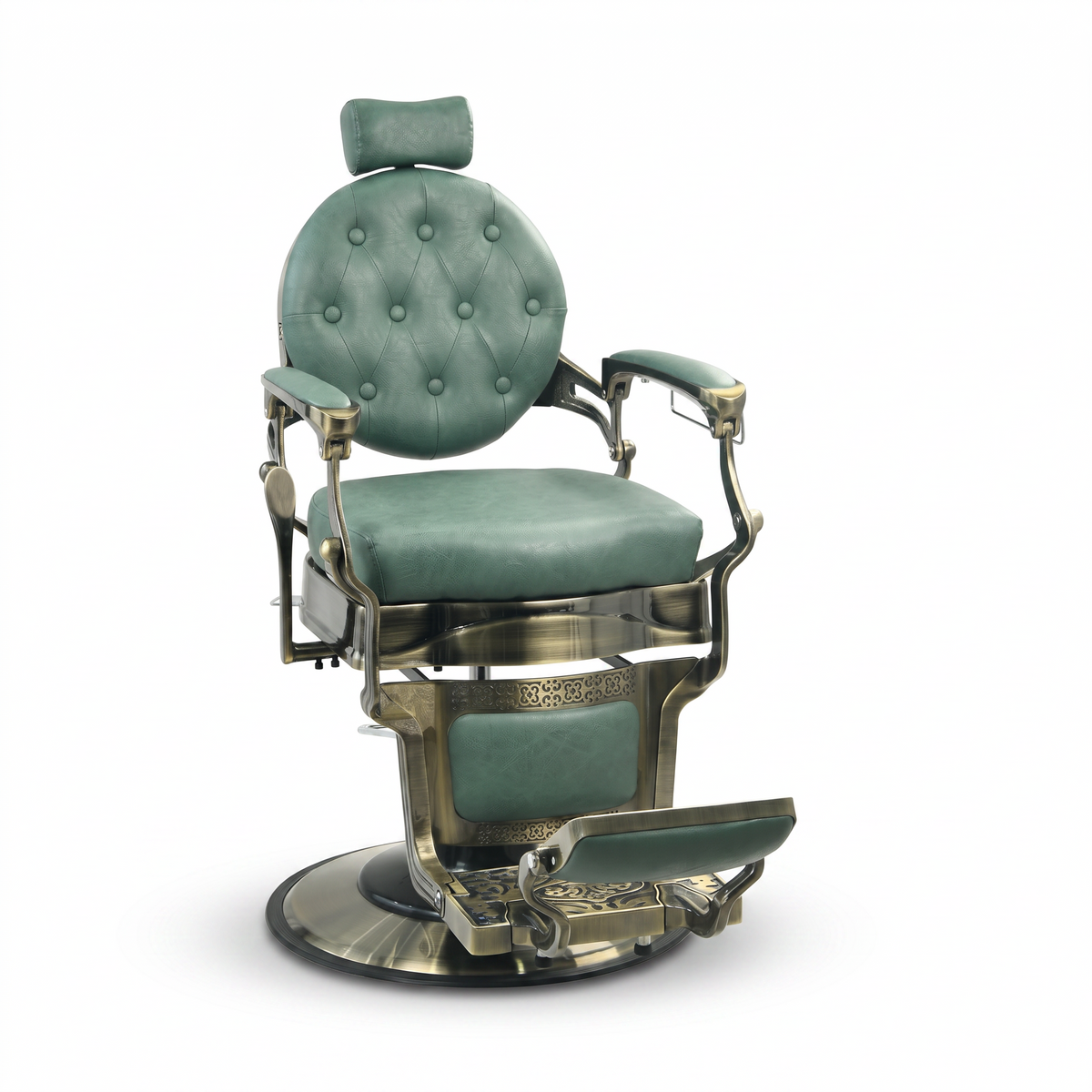 Barber Chair Senior - Bronze/Green 2