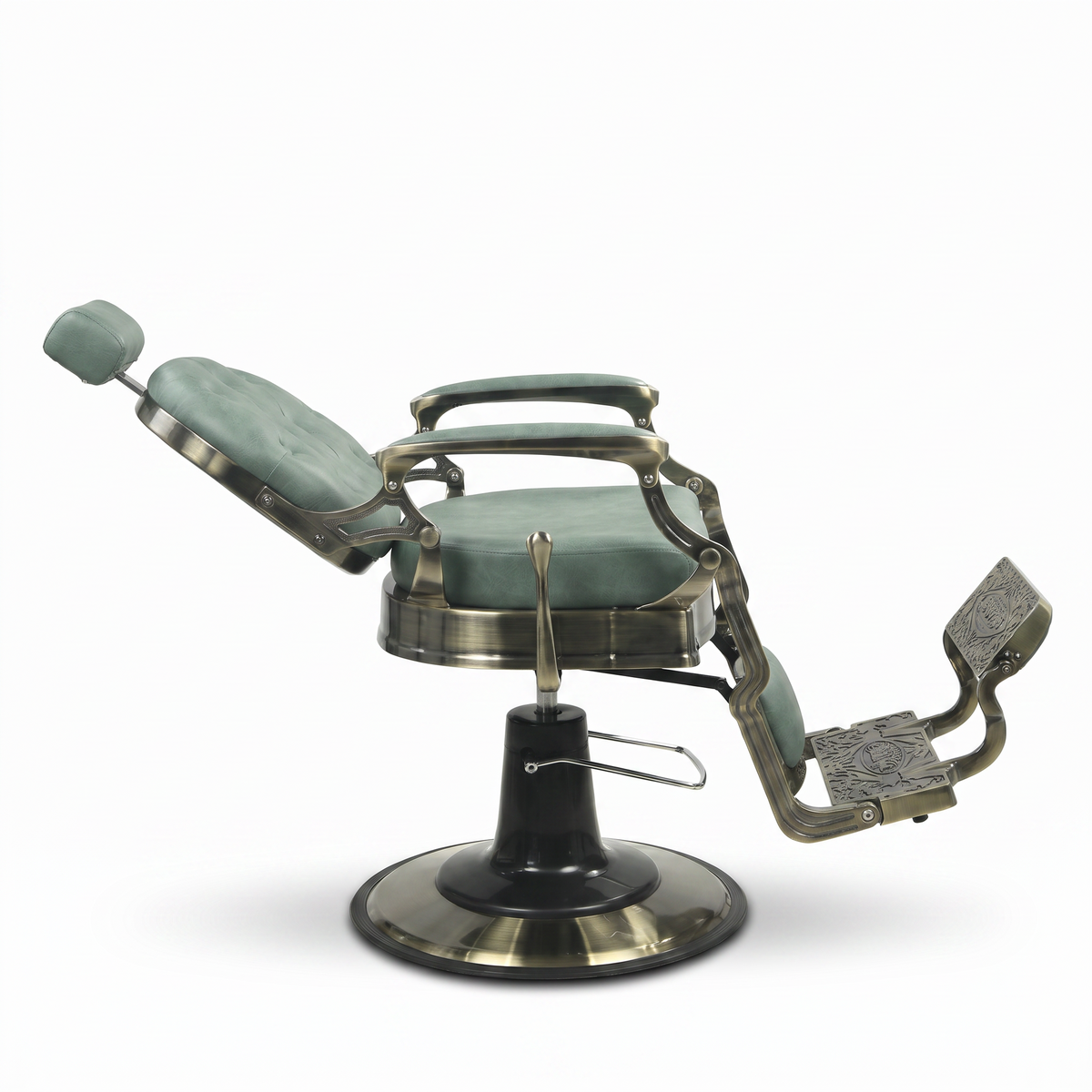 Barber Chair Senior - Bronze/Green 2