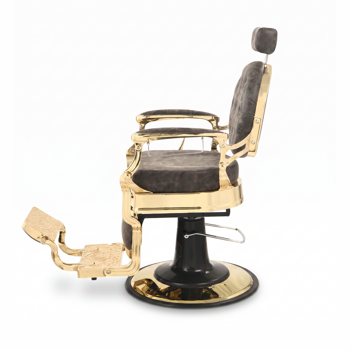 Barber Chair Senior - Gold/Brown 2