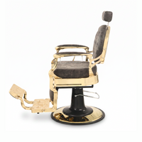 Barber Chair Senior - Gold/Brown 2