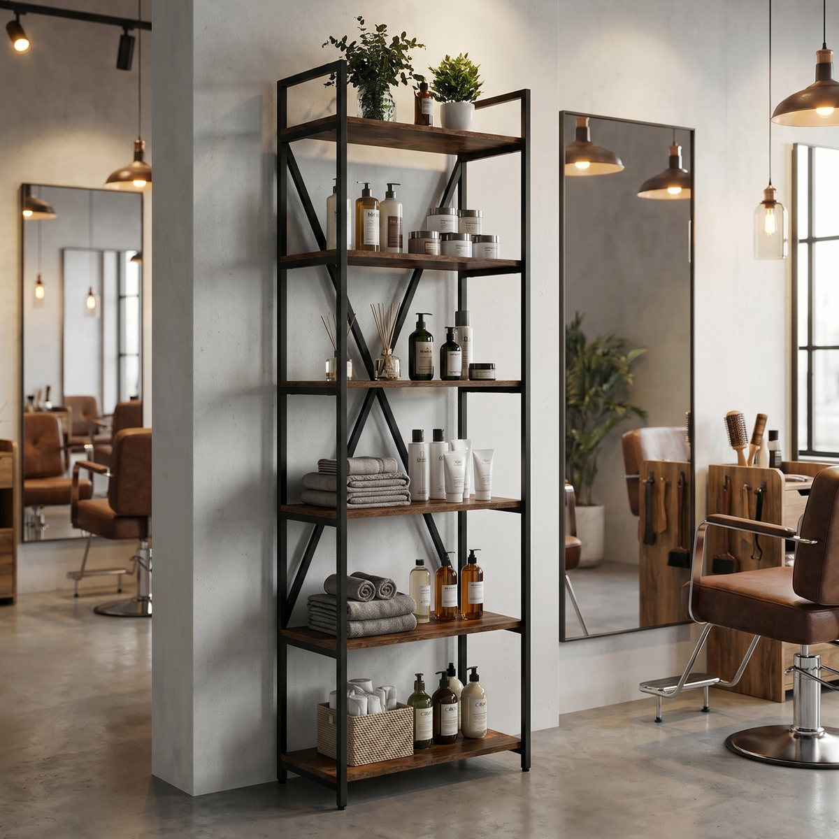 Shelving Unit - Atelier - Black/Wood