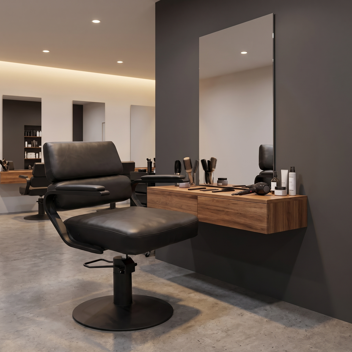 Salon Chair Chérie Black