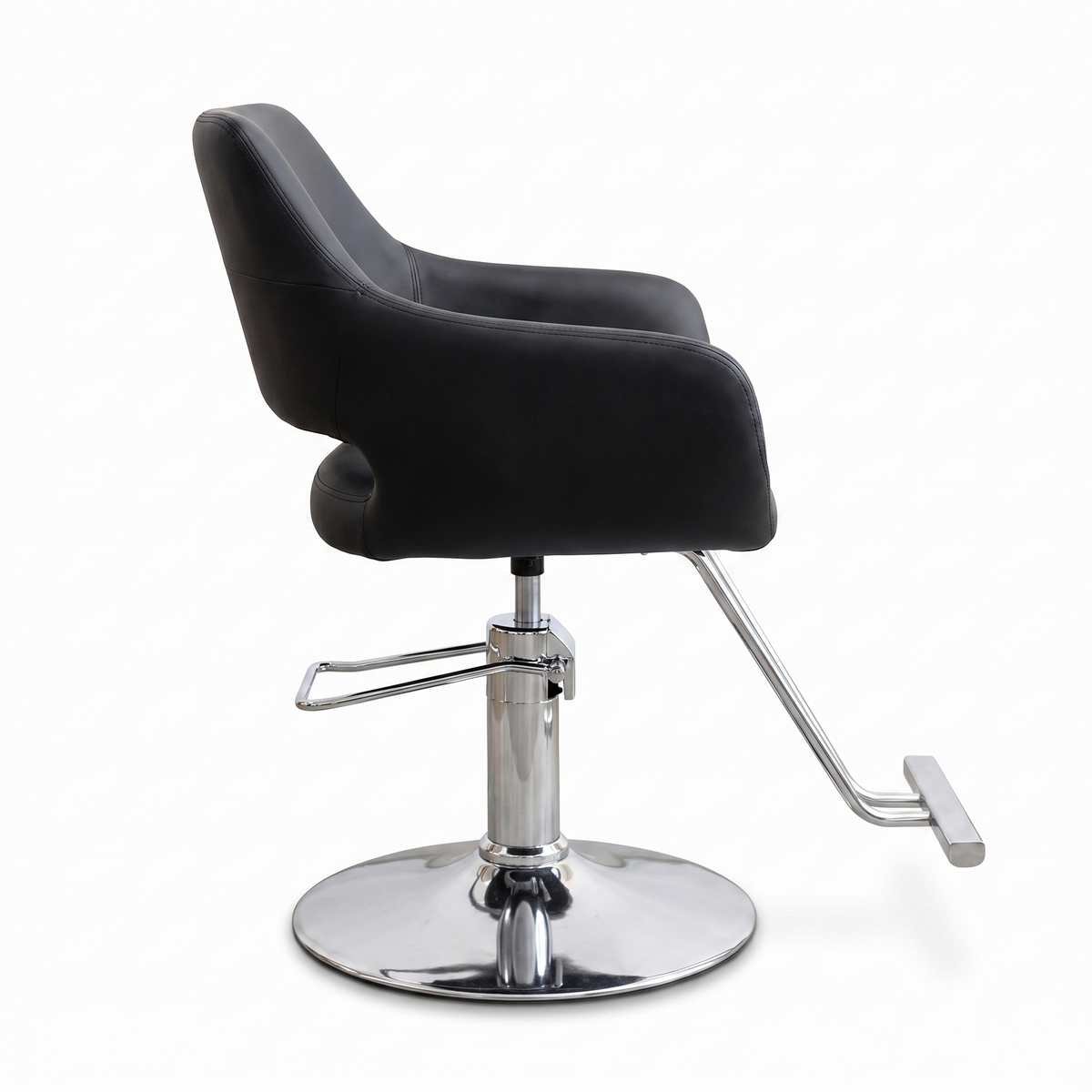 Salon Chair Velvet Black