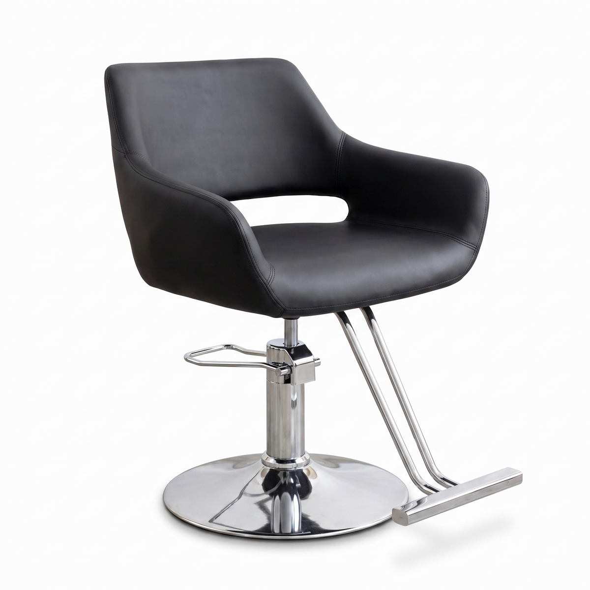 Salon Chair Velvet Black