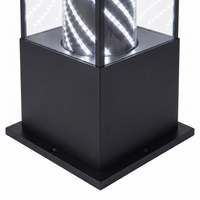 Standing Lightbox Barberpole Black