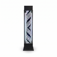 Standing Lightbox Barberpole Black
