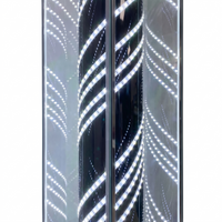 Standing Lightbox Barberpole Black