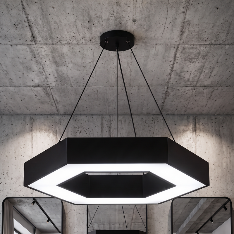 Hanging Hexagonal Led Light