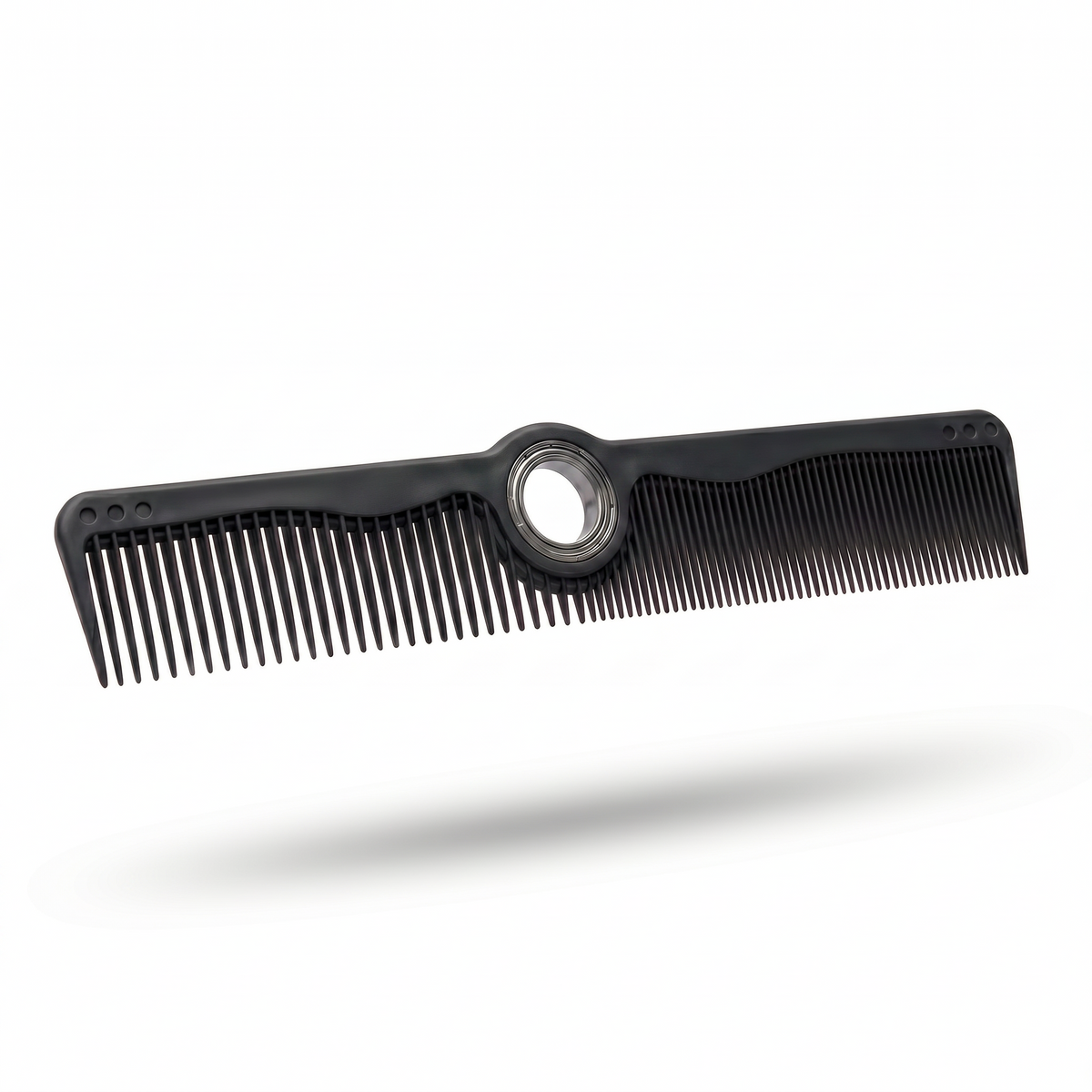 Two Size Spinner Comb - Black