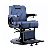 Barber Chair Legend Classic Black/Navy Blue