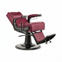 Barber Chair Legend Classic Black/Bordeaux