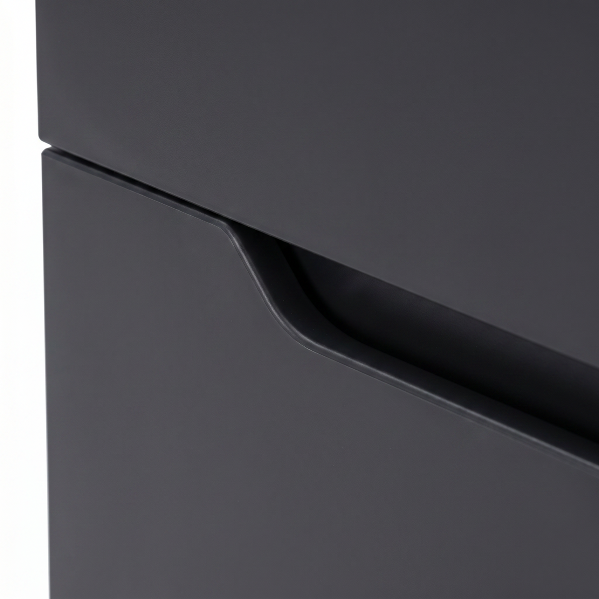 Salon Side Cabinet Crest Black