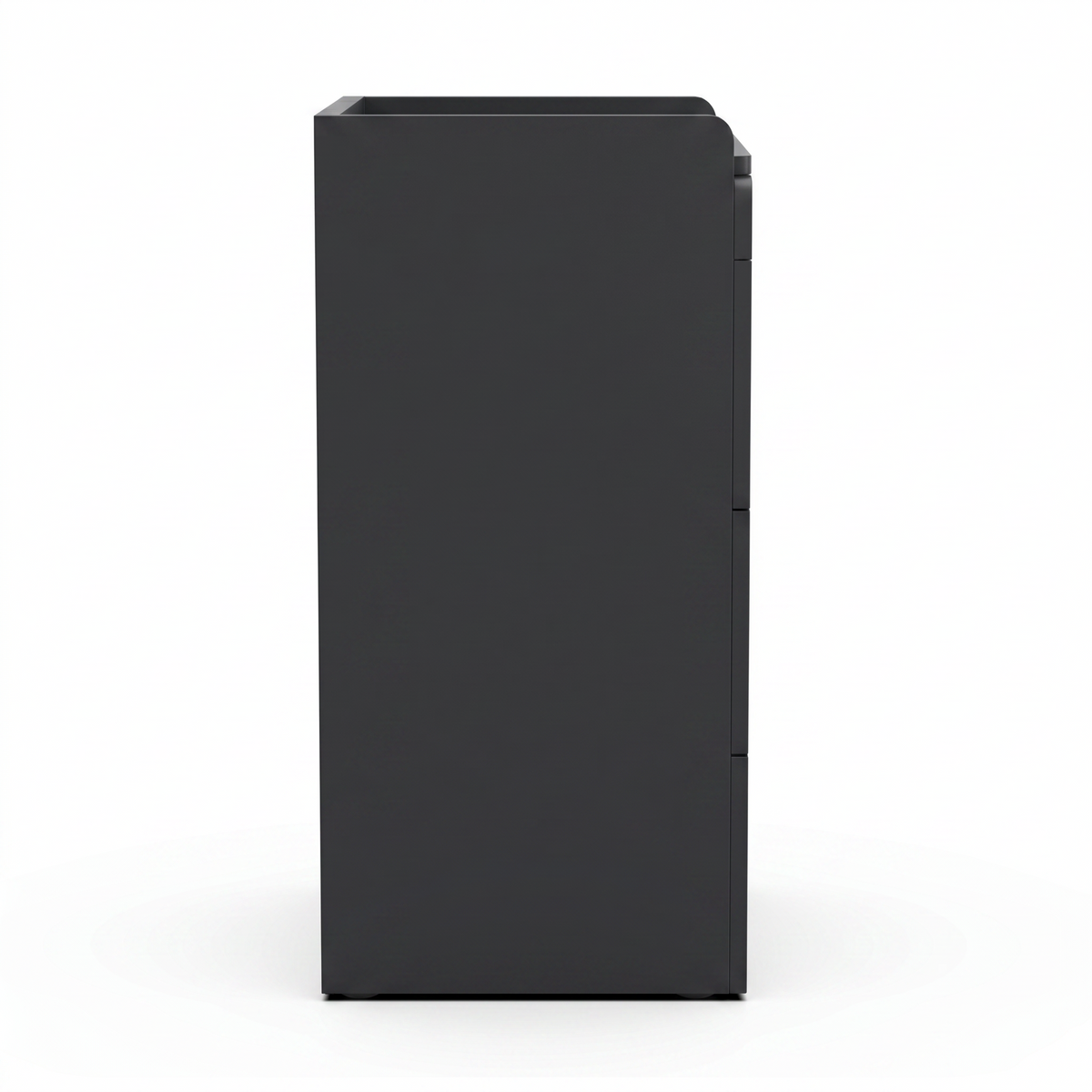Salon Side Cabinet Crest Black
