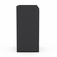 Salon Side Cabinet Crest Black