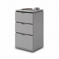 Salon Side Cabinet Ledge Grey