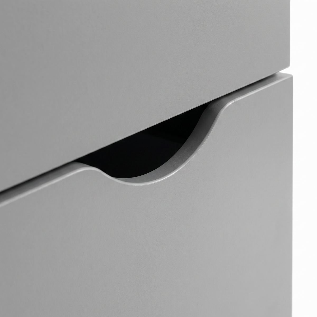 Salon Side Cabinet Ledge Grey
