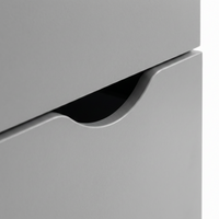 Salon Side Cabinet Ledge Grey