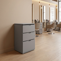 Salon Side Cabinet Ledge Grey
