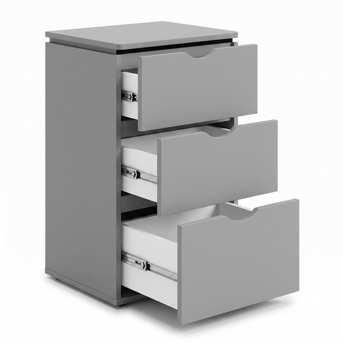Salon Side Cabinet Ledge Grey