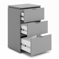 Salon Side Cabinet Ledge Grey