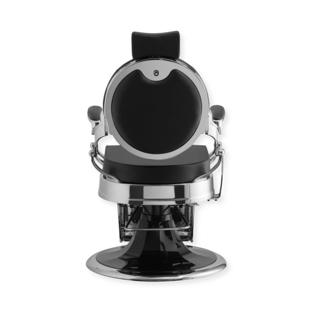 Legend Barber Chair Black Silver