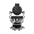 Legend Barber Chair Black Silver