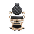 Legend Barber Chair Gold Black