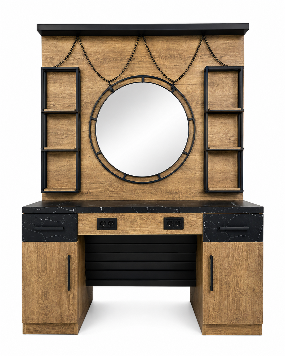 Mirror Station Vintage - DMS001 - Brown
