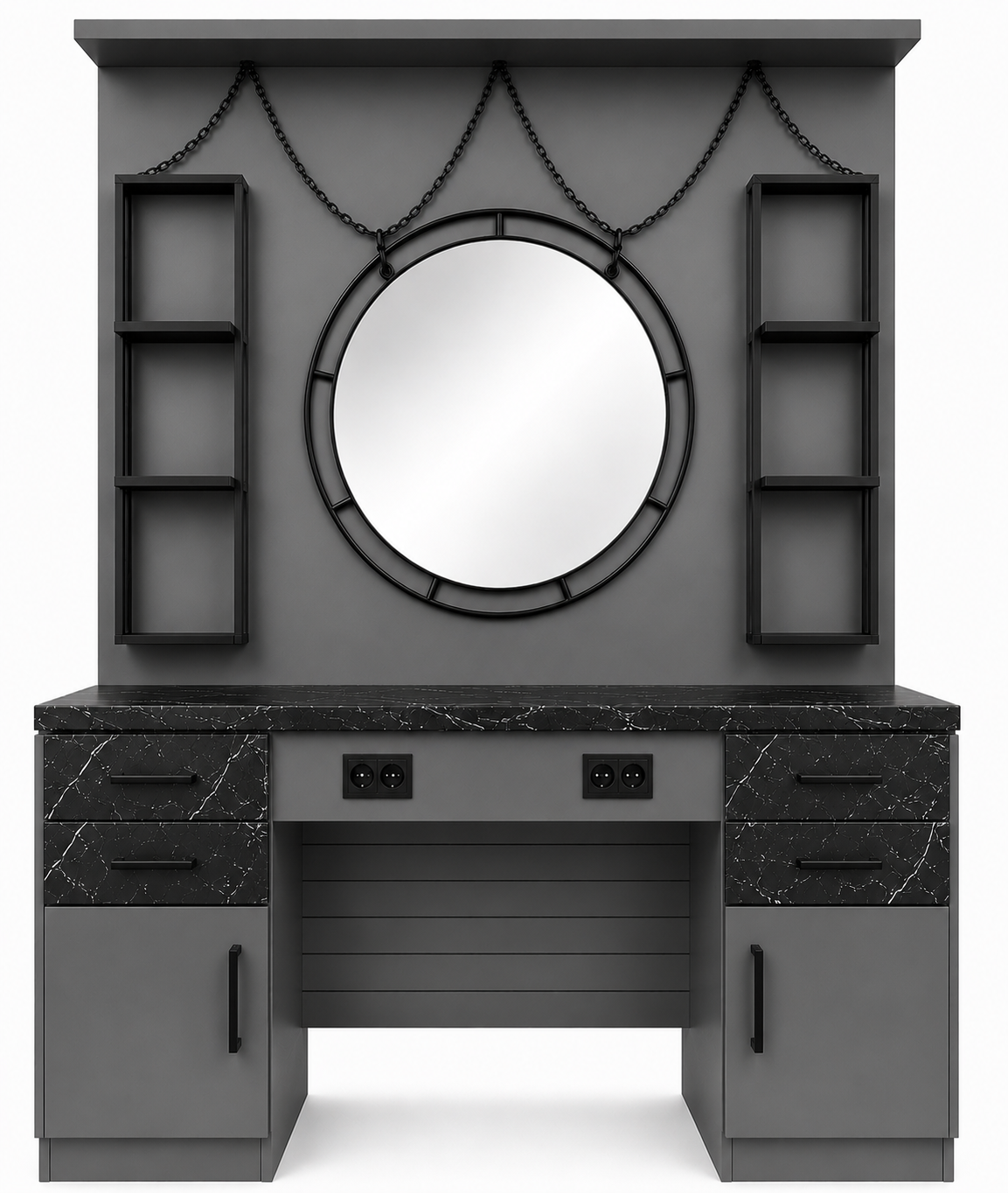 Mirror Station Vintage - DMS001 - Grey