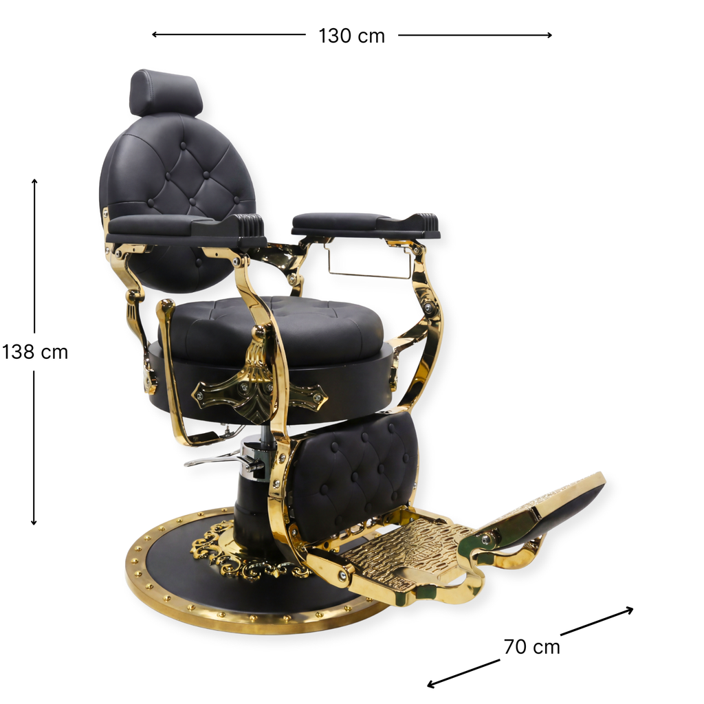 Royal Barber Chair King Gold
