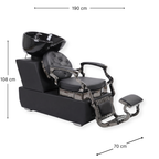 Royal Shampoo Bed Wash Unit King Gloss Black