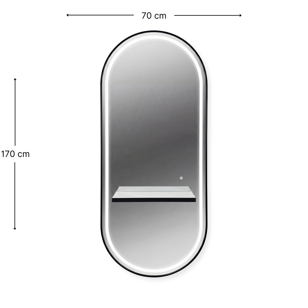 Noa Salon Mirror London Black