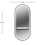 Noa Salon Mirror London Black